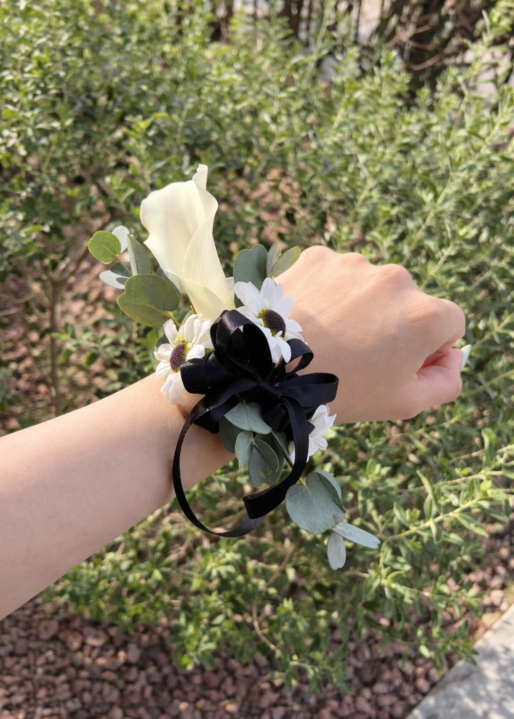 Classic White Corsage