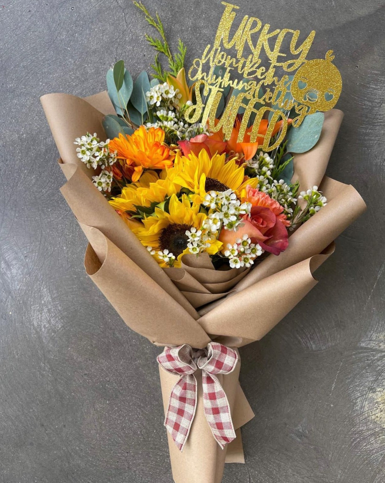 Stuffed Thanksgiving Bouquet