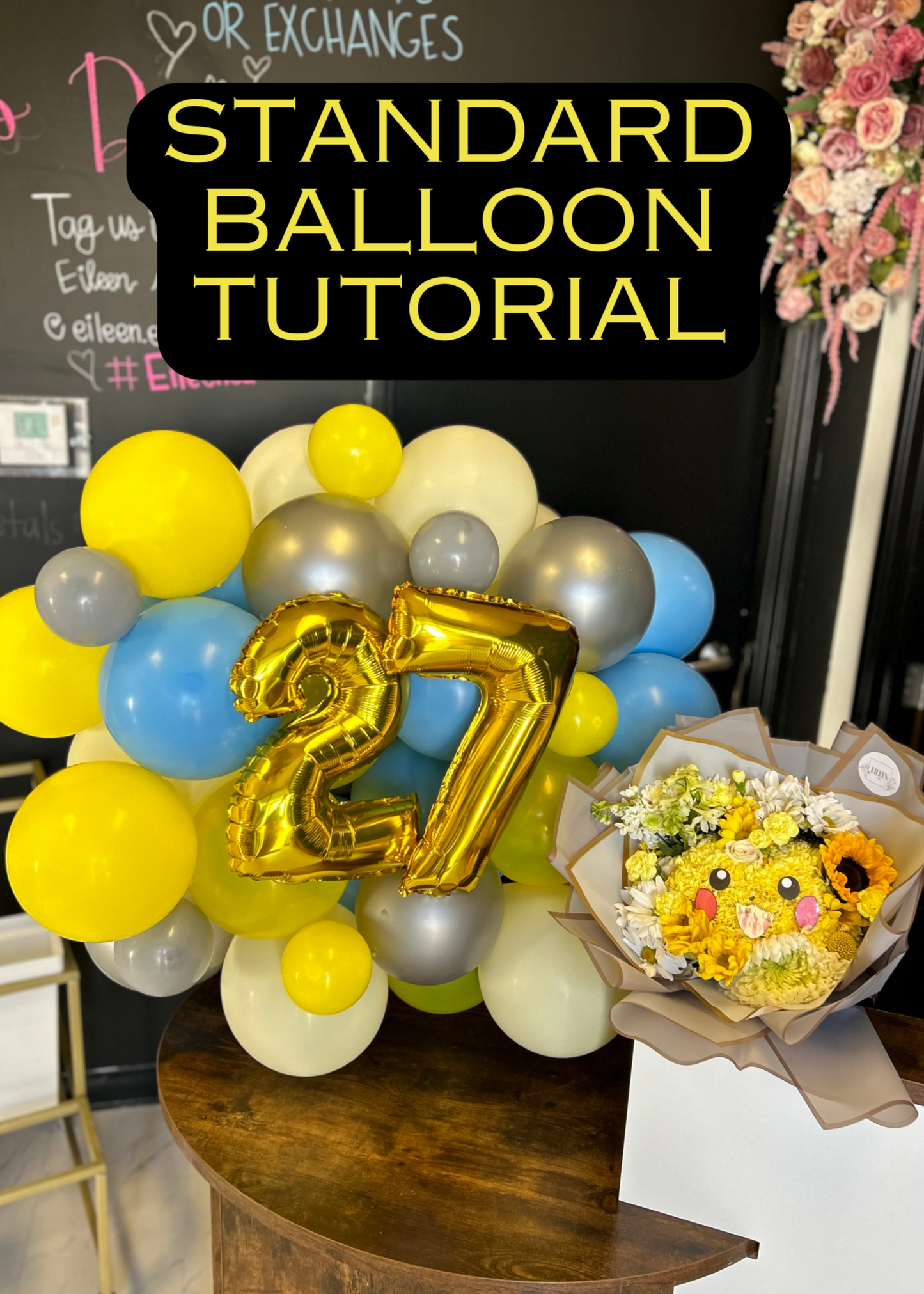 In depth tutorial on our 'Standard Balloon Arrangement'