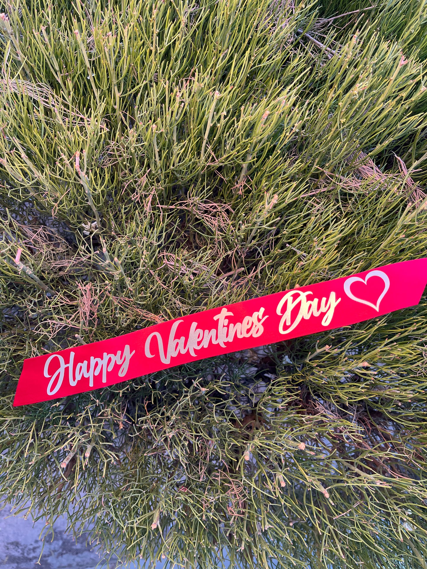 'Happy Valentines Day' Topper Ribbon