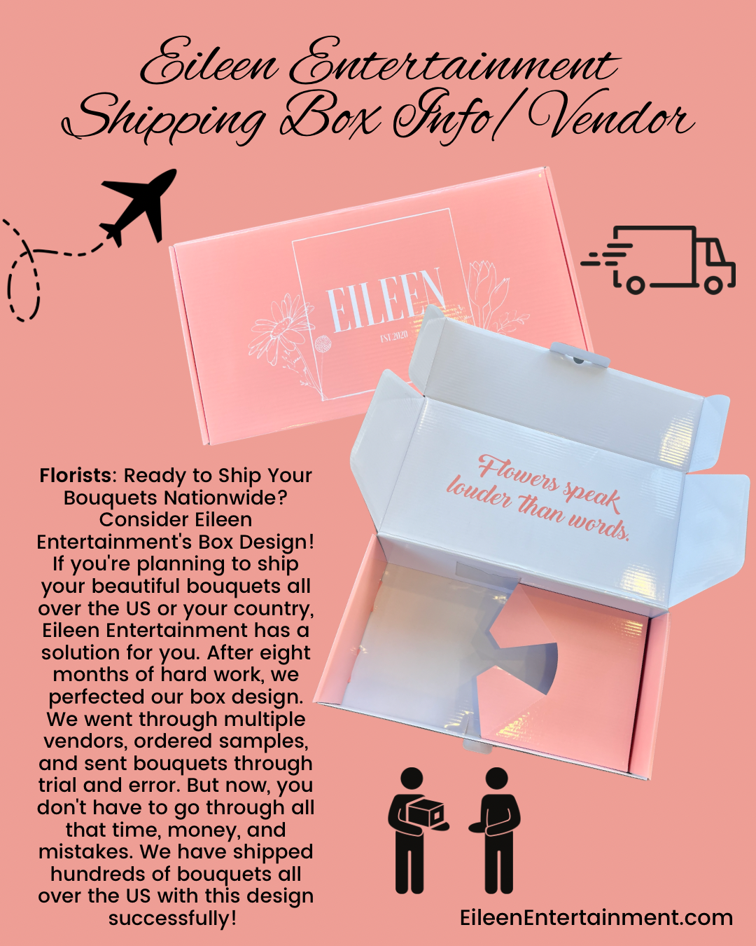 Shipping Box Vendor and Box Dimensions