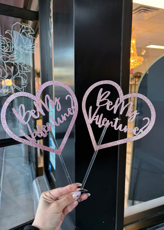 Be My Valentine Topper
