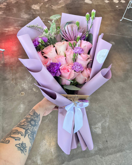 V-Day Korean Dozen with fillers Bouquet