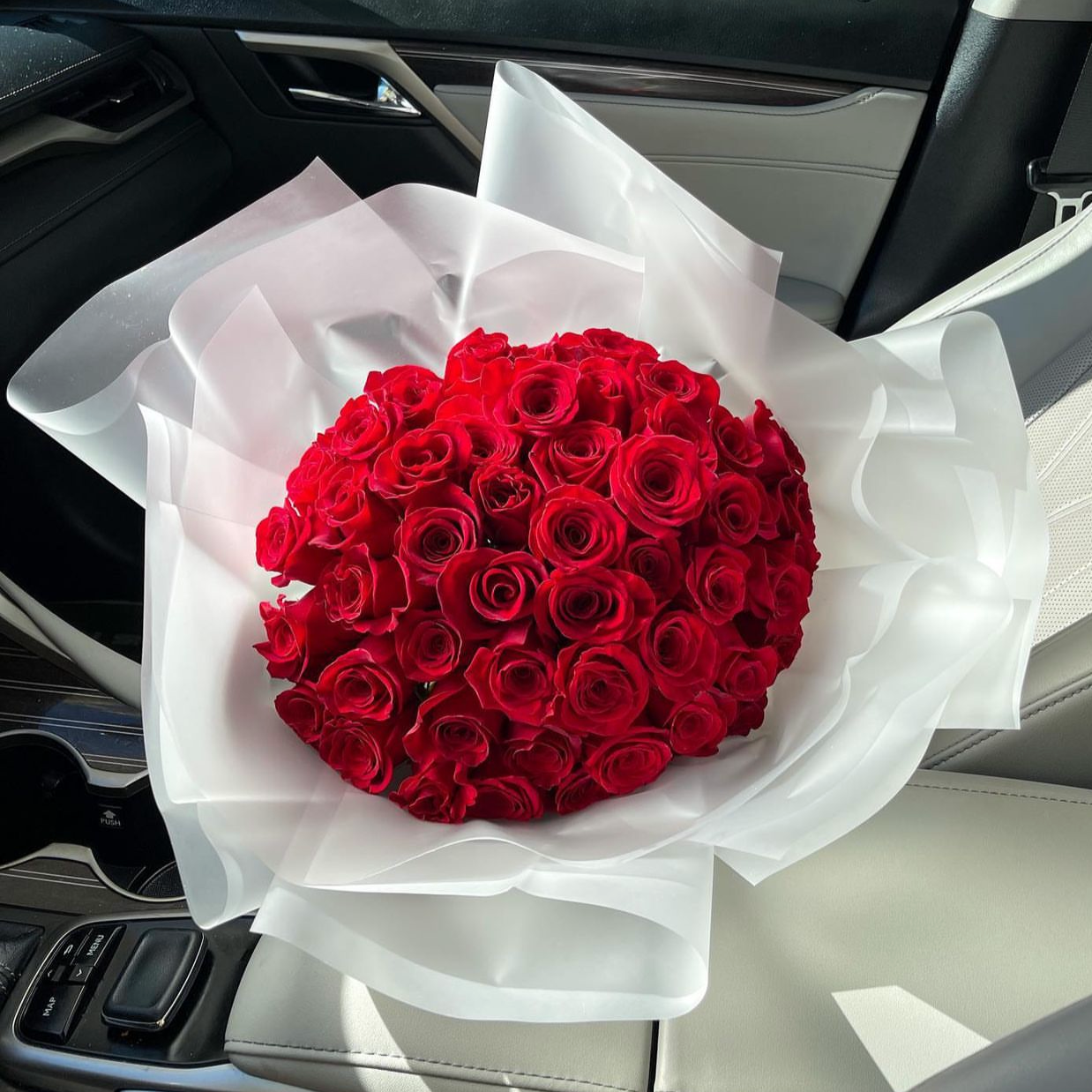 V-Day Angel Bouquet (25,50,or 100 roses)