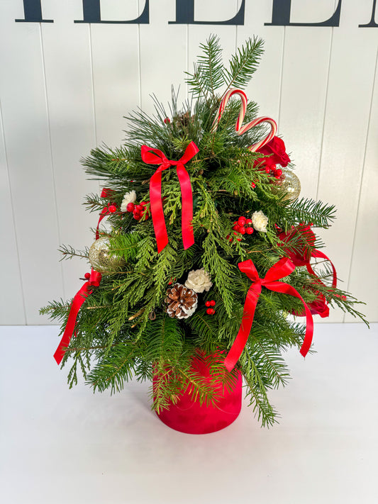 Festive Mini Tree Arrangement