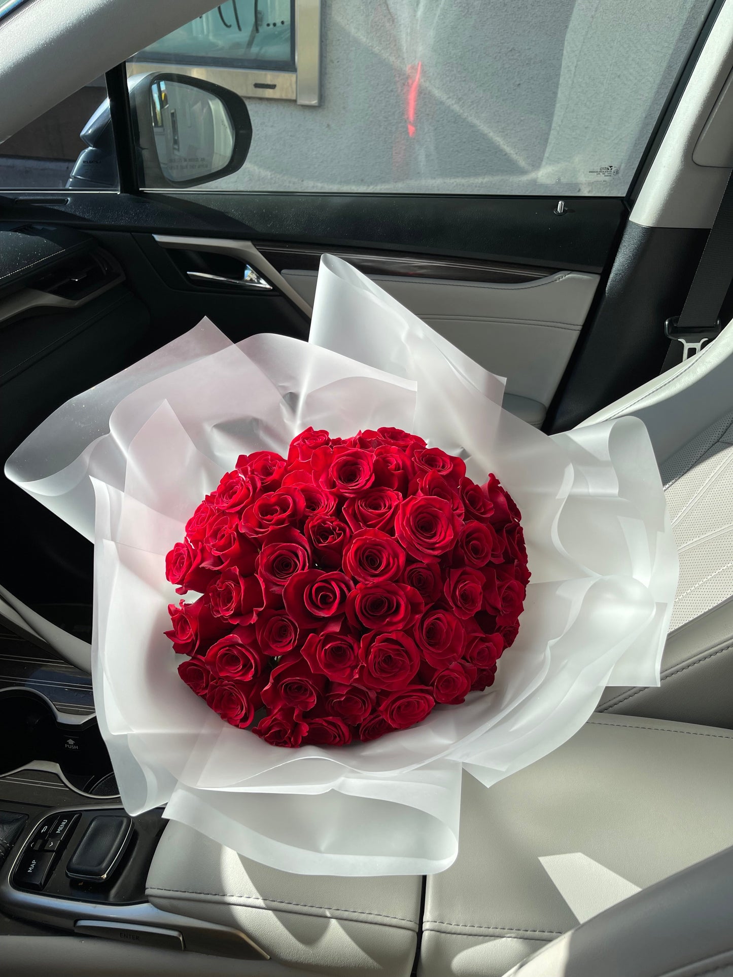 V-Day Angel Bouquet (25,50,or 100 roses)