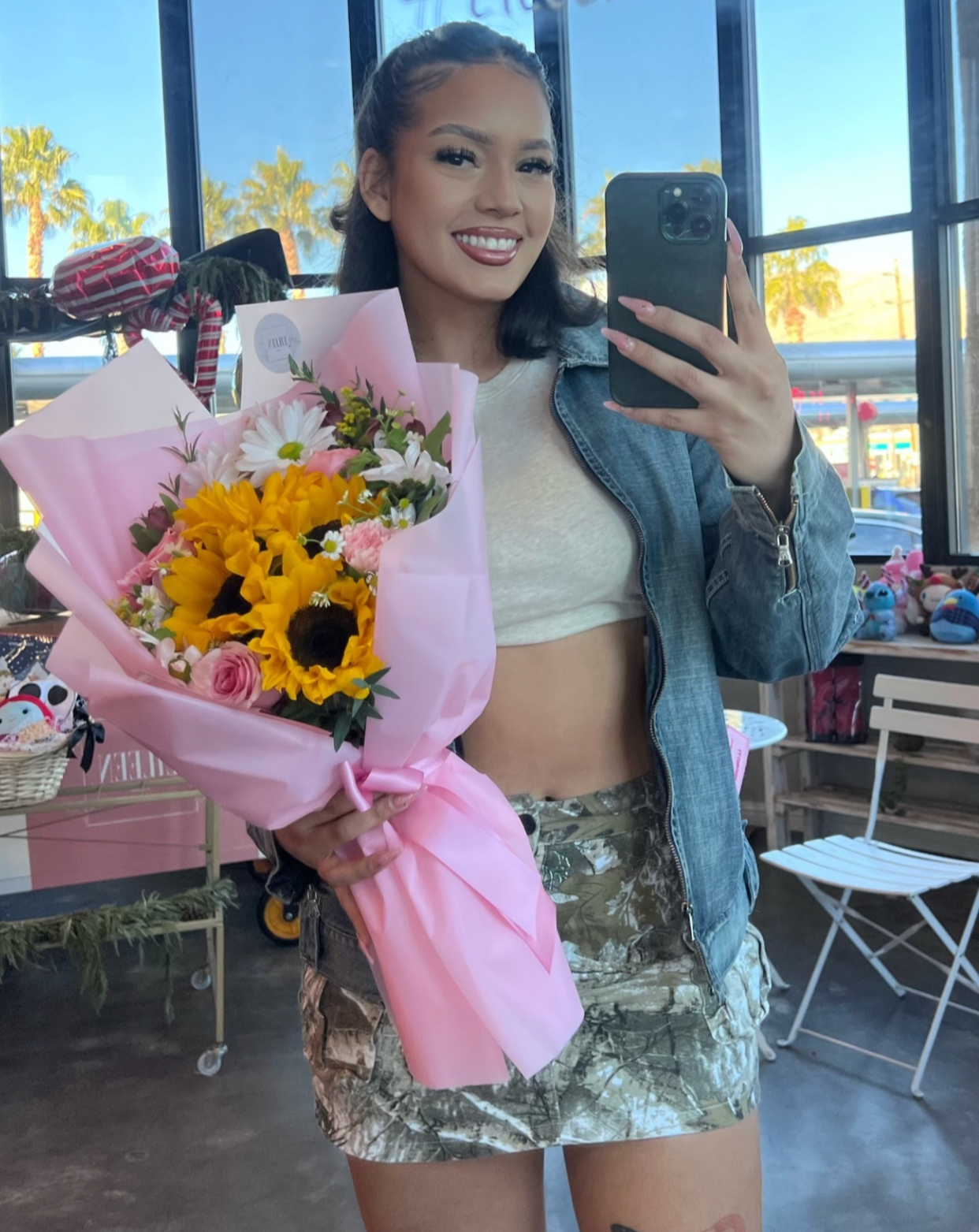 V-Day Sunflower Bouquet