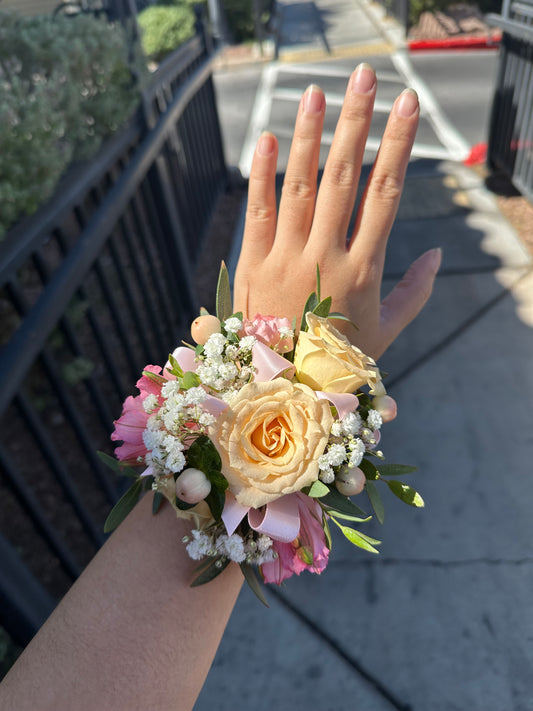 Blushing Romance Corsage