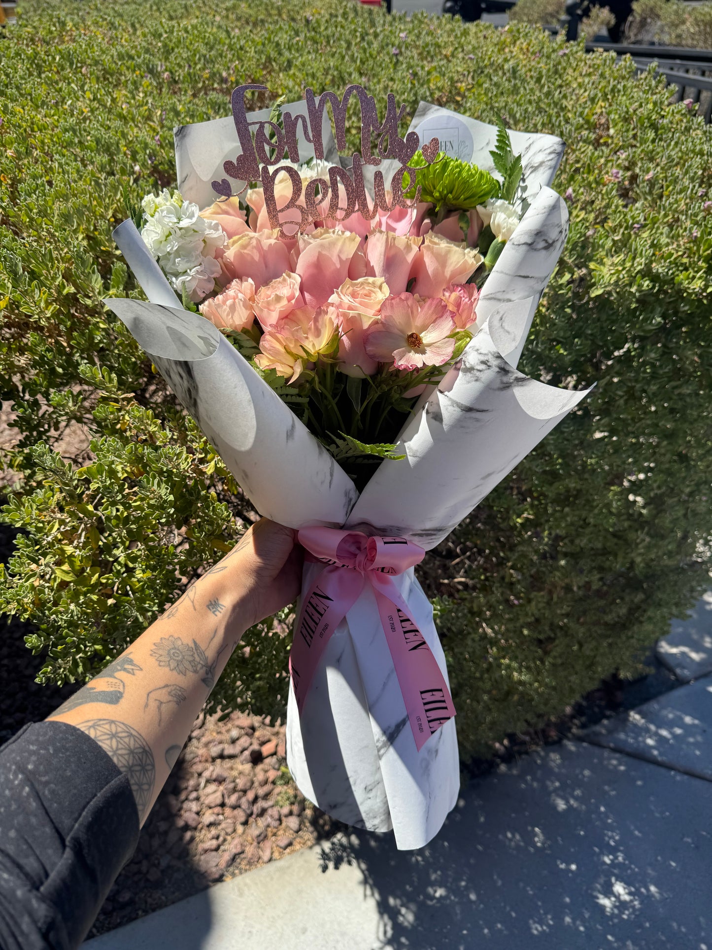 For My Bestie Topper (no flowers included)