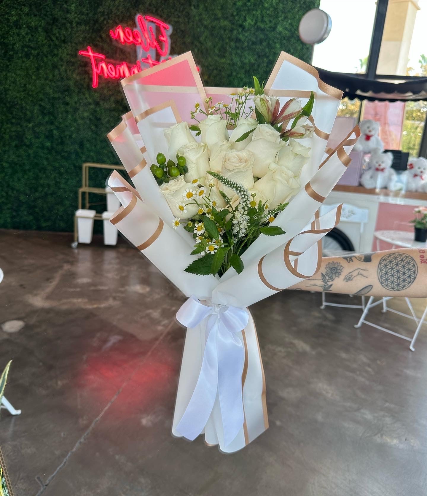 V-Day Korean Dozen with fillers Bouquet