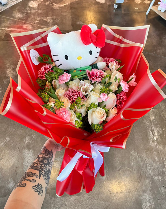 Hello Kitty Christmas Tree Bouquet