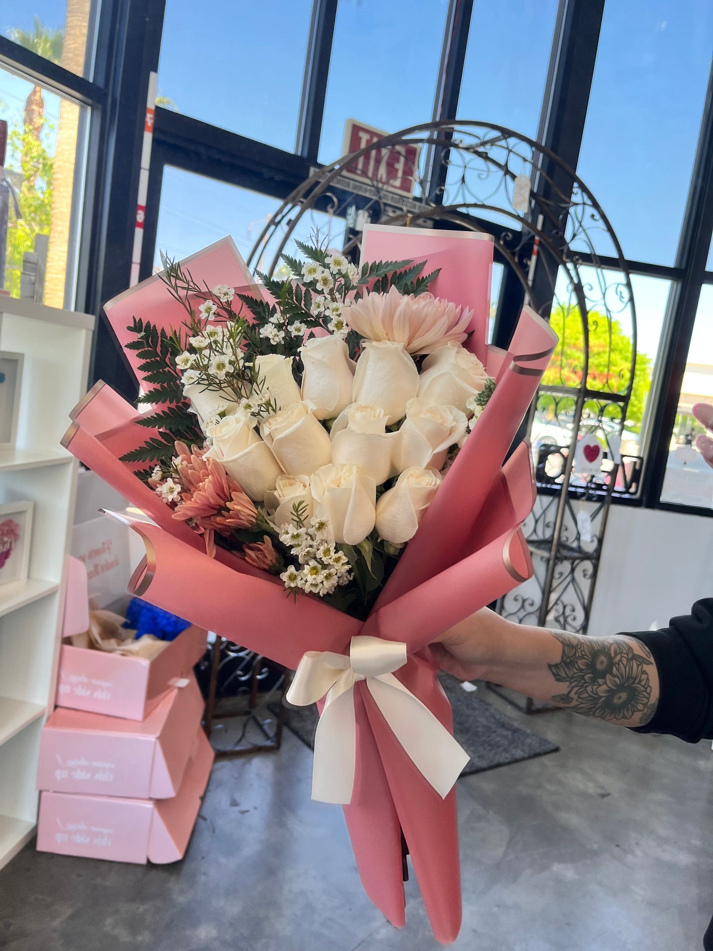 V-Day Korean Dozen with fillers Bouquet