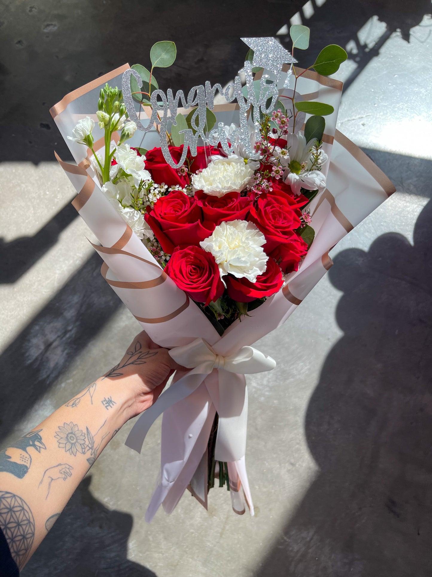 V-Day Korean Dozen with fillers Bouquet