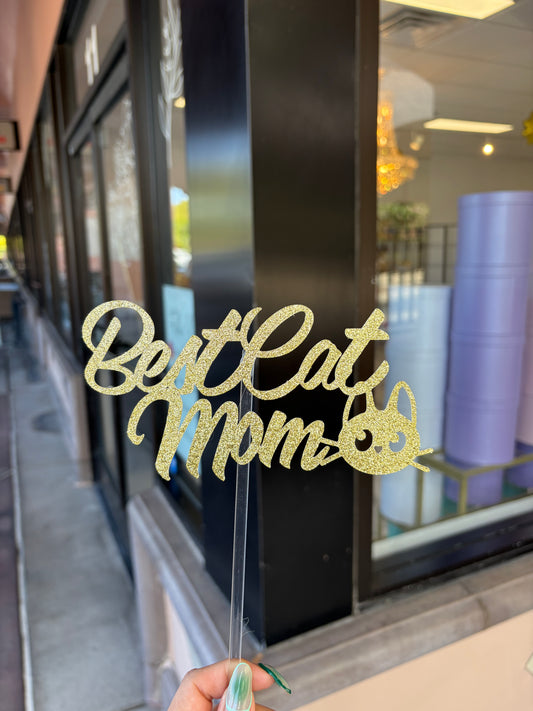 Best Cat Mom Topper
