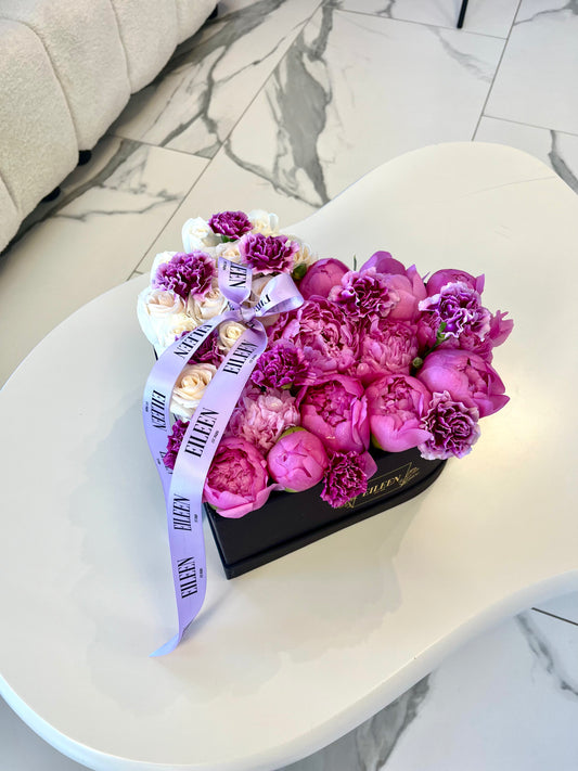 Peony Love Heart