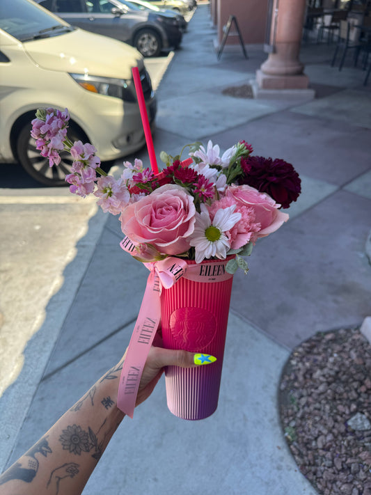 Floral Frappe – Large Starbucks Cup