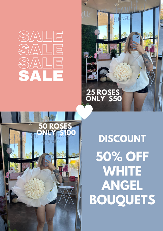 50% OFF 25 or 50 rose angels