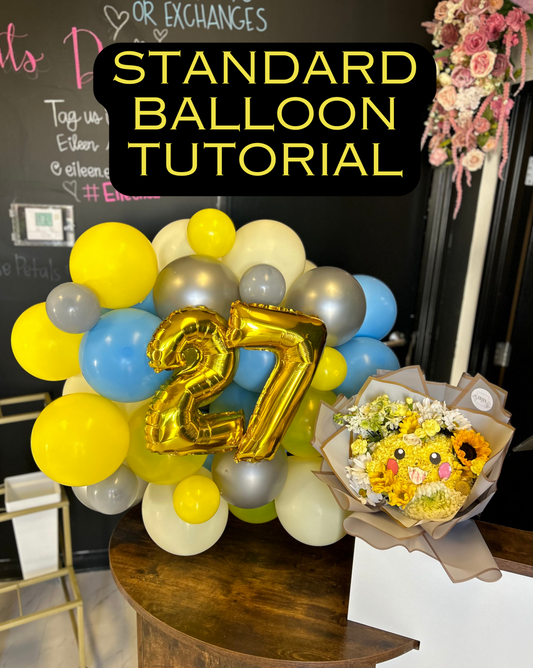 In depth tutorial on our 'Standard Balloon Arrangement'
