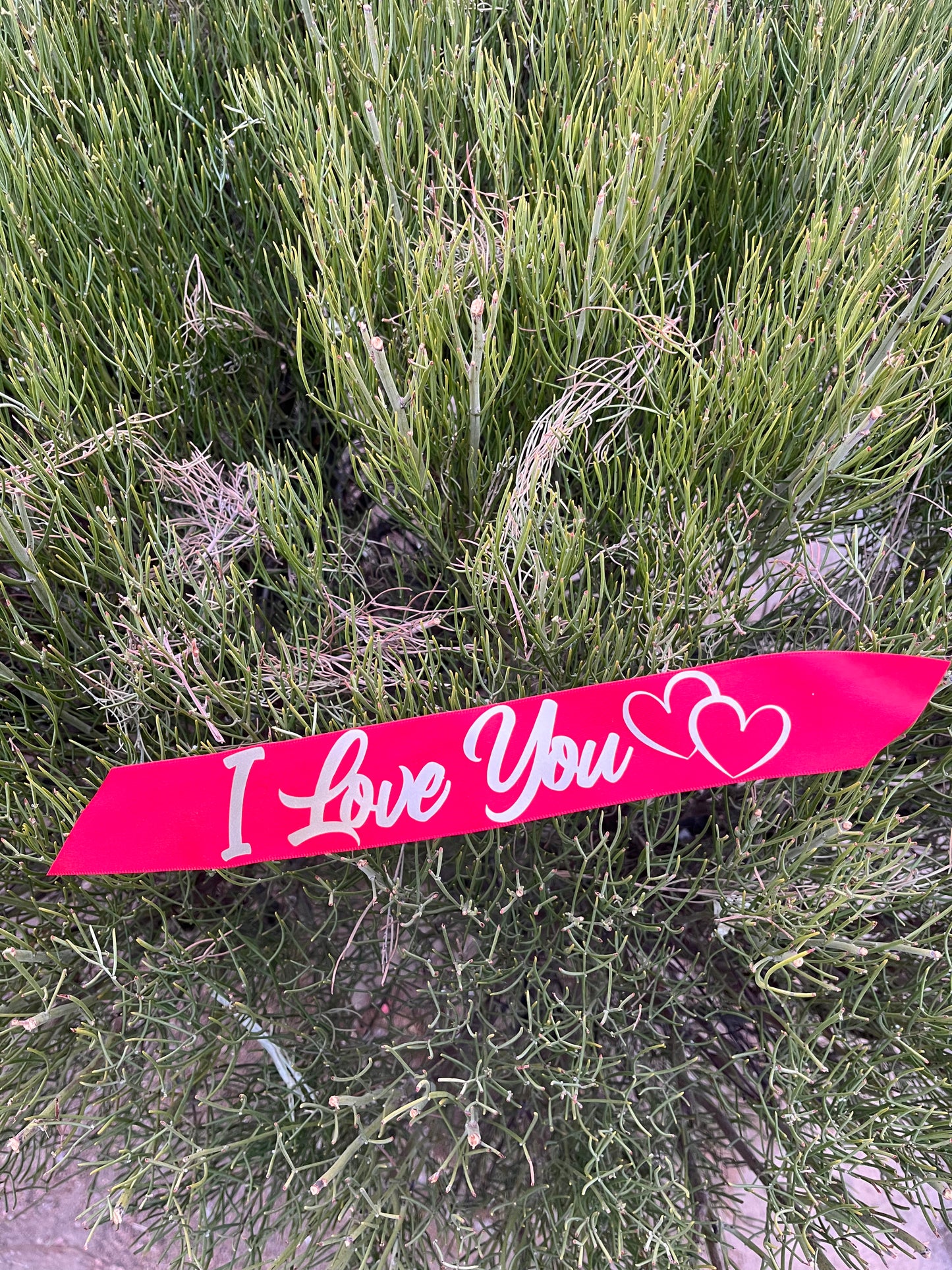 'I love you' Topper Ribbon